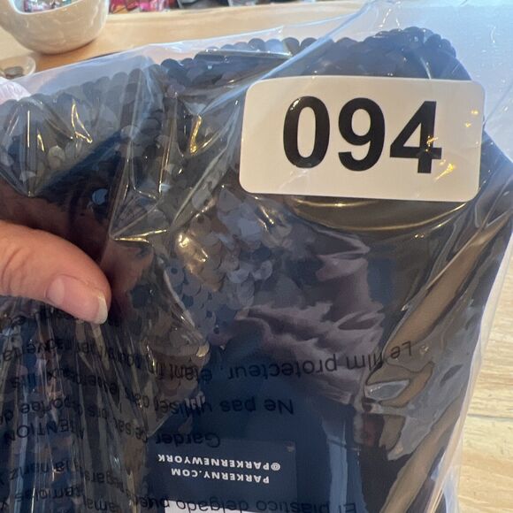 Parker Black Size S Sequin Sleeveless Mesh Cocktail Prom Dress NWT - Picture 15 of 15